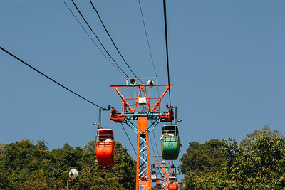 Cable car to the top, Mansa Devi temple, Haridwar, India