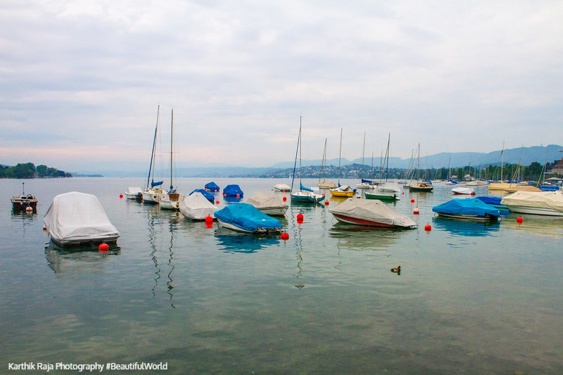 Boats, Zurichsee, Lake, Zurich, Switzerland