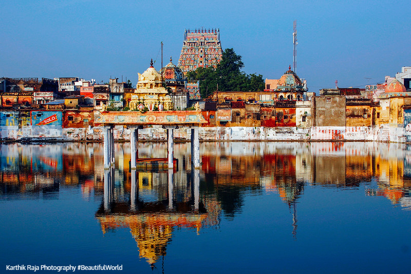 Hema Pushkarni with Sri Kumbeshwara Temple, Kumbakonam, India