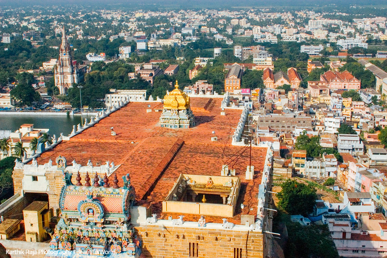 Thayumanaswamy temple and St.Joseph's college, Tiruchirapalli (T