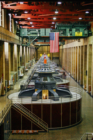 Turbines at Hoover Dam, Nevada