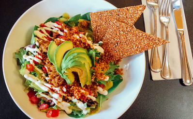 Quinoa salad, Blossoming Lotus, Portland, Oregon