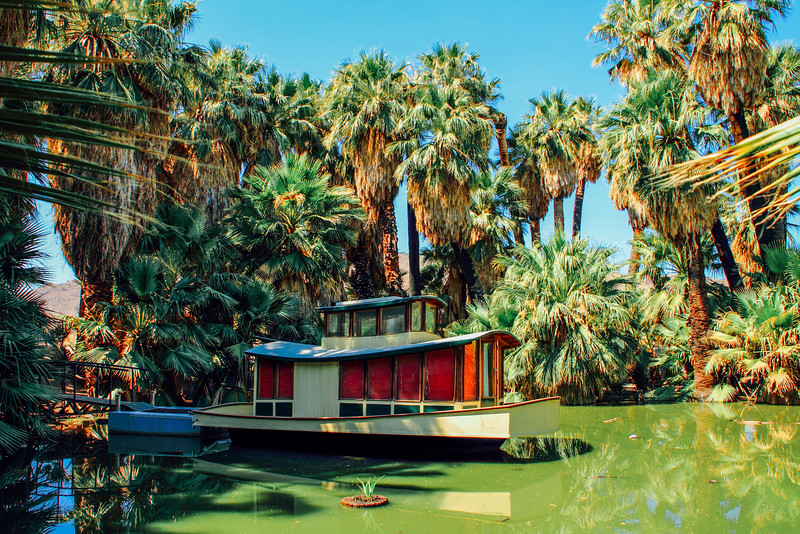 Boat, 29 Palms, Oasis of Mara, Joshua Tree National Park, Califo