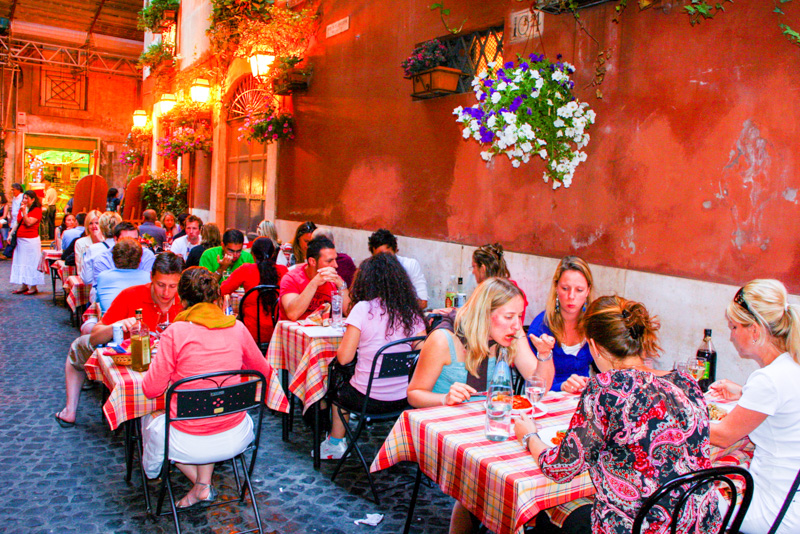 Dinner, Rome, Italy