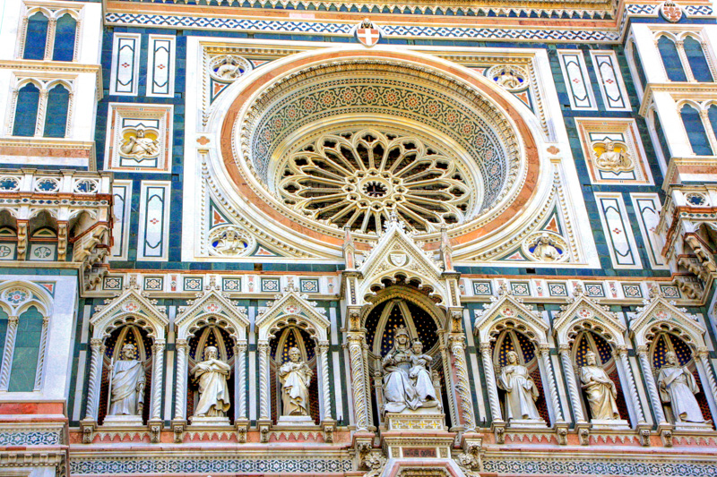 The facade of the Duomo - Emilio De Fabris - Florence, Italy