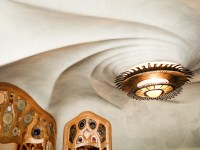 Casa Batllo, Gaudi, Chandelier, Barcelona, Spain