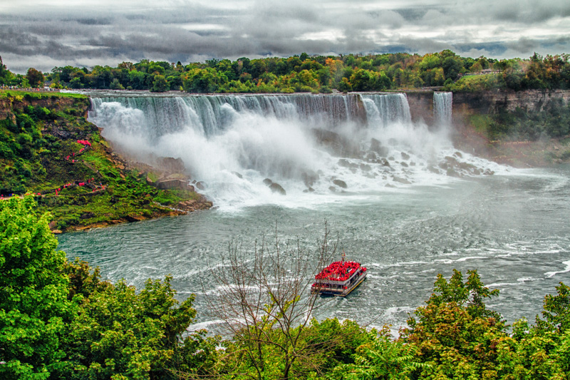 American and Bridal Veil, Niagara Falls, Canada