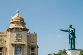 Ambedkar statue, Vidhan Soudha, Bangalore, Karnataka, India