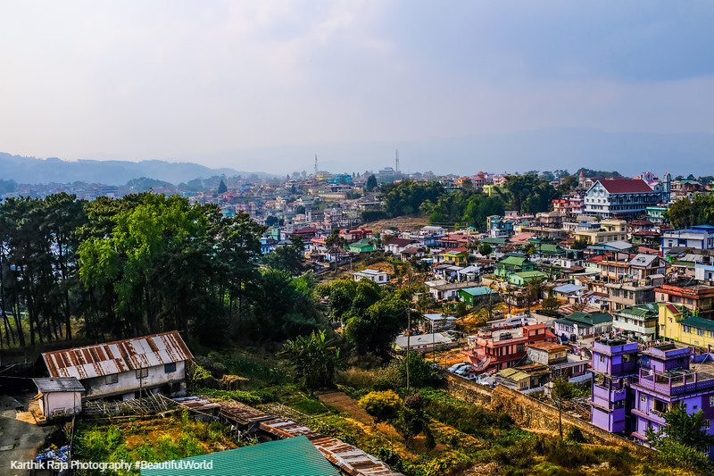 Aerial View of Shillong, Meghalaya
